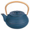Teiera 600 ml in ghisa impugnatura pieghevole, filtro in acciaio inox, blu