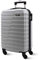 Coronel Tapiocca - Valises de Voyage Cabine - Valises de Voyage - Convient pour Ryannair - Trolley Bagage pour Avion résistant avec 4 Roues de 360° et Cadenas, Argent, 55x40x20 cm, Valise de Cabine