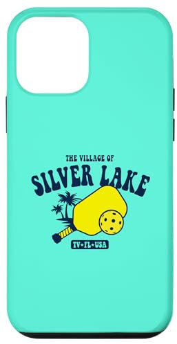 The Village of Silver Lake TV, FL, EE. UU., diseño de pickleball Carcasa para iPhone 12 mini