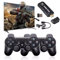 LAISHUNN Plus récente Console de Jeu Nostalgia 2025 avec Plus de 30000 Jeux,HDMI 4K Game Retro TV Game Sticks avec Double contrôleur sans Fil 2.4G,émulateurs de Console rétro, Cadeau pour Enfants
