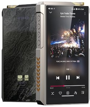 FiiO M27 Reference-Class Compact Desktop Smart HiFi Player (Titanium)