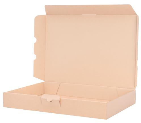 verpacking Maxibriefkartons 350 x 250 x 50 mm Maxibrief MB-5 Braun Versand Post Faltschachtel DIN A4 | B4 (Innenmaß 340 x 245 x 46 mm) Versandschachtel Büchersendung (100 Stück)