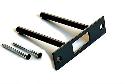 Door Reinforcement | Deadbolt Strike Plate Reinforcer | Anti Kick Door | Two Post Strike Plate | TUFF STRIKE | Oil Rubbed Bronze