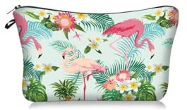 Longsing Trousse de Toilette de Voyage Imperméable Légère et Portable pour Organisateur de Maquillage Trousse de Toilette de Stockage (Flamingo)