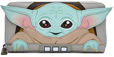 Star Wars Loungefly - The Mandalorian - l'enfant (Baby Yoda) Femme Portefeuille Standard