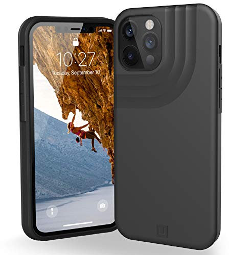 URBAN ARMOR GEAR by UAG iPhone 12 Pro Max 5G - (6.7 inch) Case Anchor Shock Absorbing Slim Fit Sleek Stylish Protective Phone Cover, Matte Black