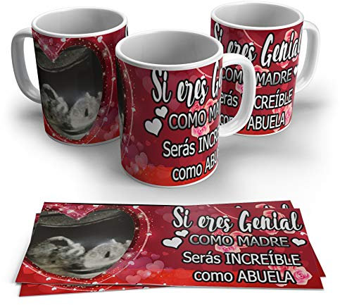 Taza regalo abuela-dile que va ser abuela