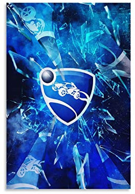 ASHDJ Rocket League Octane with No Spoiler Leinwand Kunst Poster und Wandkunst Bilddruck Moderne Familienzimmer Dekor Poster 24x36inch(60x90cm)