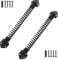HOME MASTER HARDWARE 11 Gate Spring Self Closing Outdoor, Heavy Duty Gate Springs Black,Automatic Gate Closer for Wooden and Vinyl Fence, Adjustable Tension Door Springs to Close Door(Steel,2 Pack)