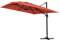 Viva Green Parasol Jardin déporté Alu Sun 4 - Rectangle- 3 x 4 m - (Rouge)