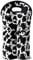 HUIACONG Cow Print Wine Bottle Tote White Black Camo Wine Cooler Bag Neoprene Insulated Water Bottle Holder for Beer Champagne Water Drinks Wine Carrier