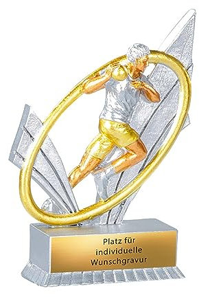 eberin · XS Handball Pokal personalisierbar · Handballer Trophäe · Handball Mannschafts Preis · Handballverein · Pokal mit Gravur · 12 cm