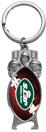 Rico Industries NFL Football New York Jets geformter Flaschenöffner Schlüsselanhänger – Autozubehör