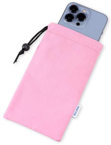 WeLohas Faraday Pouch,Radiation Protection Bag,Signal Jammer Car Key Case,EMF Blocker for Cell Phone,Shielding 5G Phone Signal,RFID,WiFi,GPS.Slim 8x 4 Pocket Wallet Size,Fits Most Phones