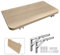 HIDEWALKER Pliable Etagere Murale Bois Peut Porter 50kg Cuisine Salon Chambre à Coucher Salle de Bain Etagere Flottante Murale