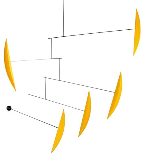 Flensted Mobiles Tango gelb 80x105 cm, f133Yellow