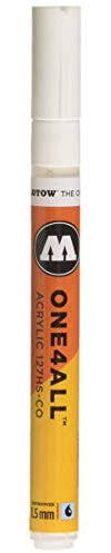MOLOTOW ONE4ALL Acryl-Marker Signal, weiß Paint Marker - 1.5mm Signalweiß