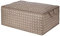 Compactor Rivoli Custodia Potacoperte, Chiusura Lampo 100% ermetica, Antipolvere, Taupe/Pois, Polipropilene, 50 x 70 x H. 30 cm, RAN4566_Brown