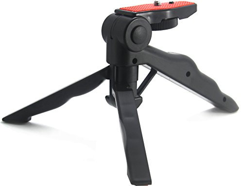 Mini-Stativ Tisch Stehen, mit Pads und weichem Pistolengriff für DSLR 1/10,2 cm Kameras bis 1,13 kg