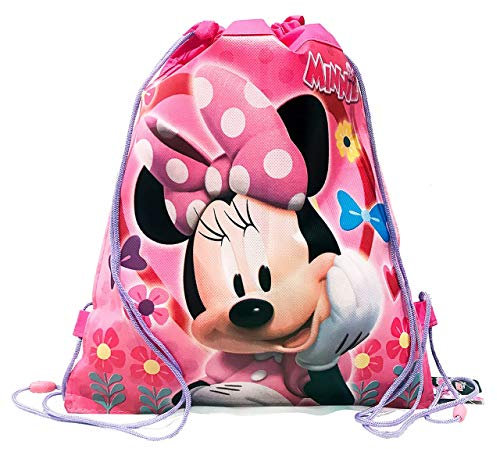 Minnie Mouse Disney Non Woven Sling Bag with Hang Tag - Ideal to use as a party favor bag