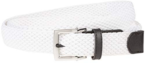 Nike Damen Gewebter Stretchgürtel Gürtel, Farbe: Weiß, X-Small