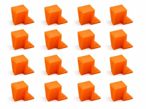 FAC FC116 – 16 clips plastiques de fixation pour filtre charbon plissé universel – Idéal 8 clips par filtre – 4 clips de chaque côté – Pour maintenir le filtre sur cadre métal de hotte (16 clips)
