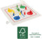 Small Foot Ludo Holz, FSC 100%-Zertifiziert, Brettspiel für Reisen, im praktischen Beutel, ab 3 Jahren, 12022