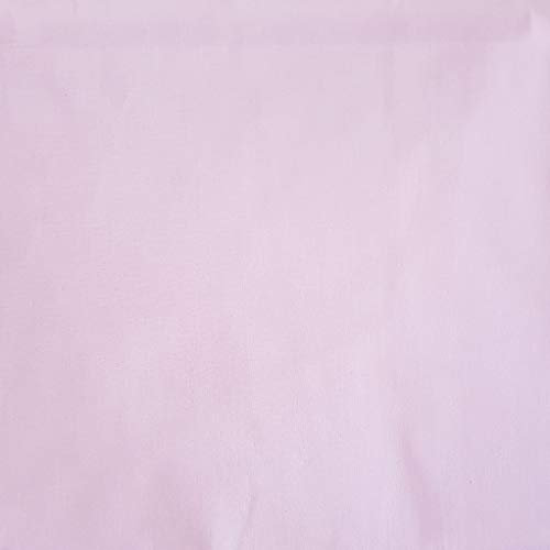 Pingianer 100% Baumwolle Uni Einfarbig Baumwollstoff Kinderstoff Meterware Handwerken Nähen Stoff (Rosa, 50x160cm (13,98/m))