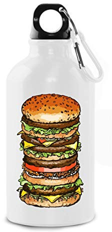 One Giant Hamburger Food Lovers Tourist Water Bottle