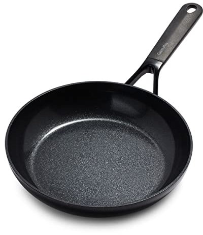GreenPan SmartShape Gesunde 24 cm Keramik Antihaft Bratpfanne, PFAS-frei, Induktionsgeeignet, Backofengeeignet, Spülmaschinengeeignet, Schwarz
