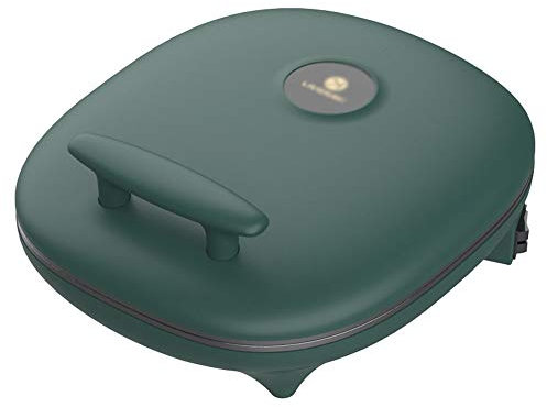 Xyanzi Teglia Scomparsa 1200W Elettrico, Multifunzionale Automatica Lectric Piastra Tegame, Doppia Cottura Padella Antiaderente, 1200W, Verde