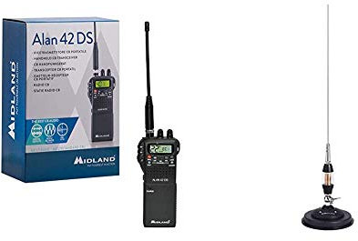 Midland Alan 42 DS, CB-Handfunkgerät mit digitalem Squelch und umfangreichem Zubehör für jedes Einsatzgebiet. 4W AM/FM & CB Midland LC65 Länge 114cm Mit Magnet