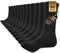 TANSTC Laufsocken Herren Damen 47-50, Klassischer Casual Business Arbeitssocken Herrensocken, Hohe Elastizität Tennissocken Wandersocken Sportsocken, Funktionssocken Rennrad Socken, Schwarz 6 Paar