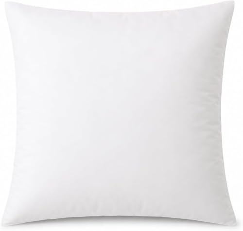 ARLINENS Hollow fibre Cushion New White Pads Inner insert Stuffer Pillow Hypoallergenic Square Cushions for Sofa Bed & Couch in 12, 14, 16, 18, 20, 22, 24, 26, 28, 30 (1, 12x12)