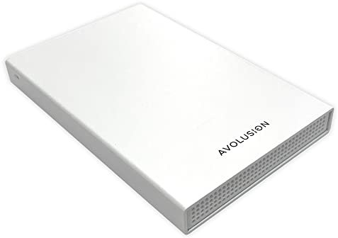 Avolusion HD250U3-WH 1To PS5 Gaming Disque Dur Externe Portable USB 3.0 Blanc (PS5 préformé)