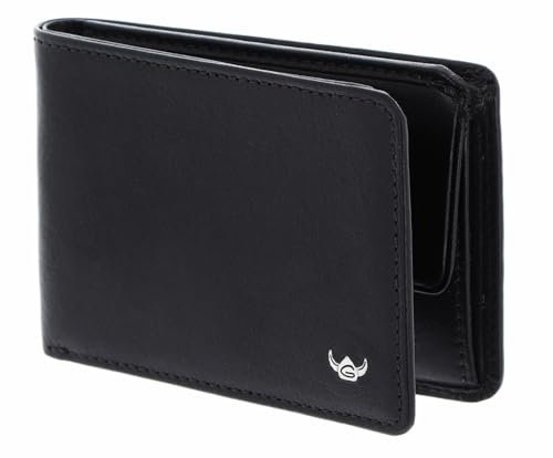 Golden Head Colorado RFID Protect Petite Billfold Coin Wallet Black