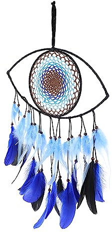 IMIKEYA Ornament Traumf?nger B?se Eye Dream Catcher für Wanddekor Handgemachte Blaue Dreamcatcher für Wandkunst Wohnung Glück Glück Charme für Heimbüros Wohnr?ume Wohnkultur