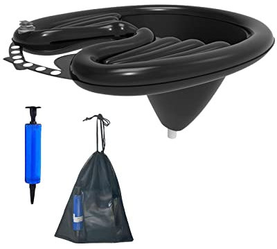 Aufblasbares Shampoo-Waschbecken, tragbare Shampoo-Schüssel mit Luftpumpe und Entwässerung, Haarwaschschale für Bettwäsche, Behinderte, Senioren, Schwangere, Kinder