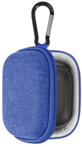 Geekria Shield Earbuds Case Compatible with Soundcore by Anker AeroClip, C40i, P40i, P30i, C30i, P20i True Wireless Earbuds, Replacement Hard Shell Travel Carrying Bag with Cable Storage