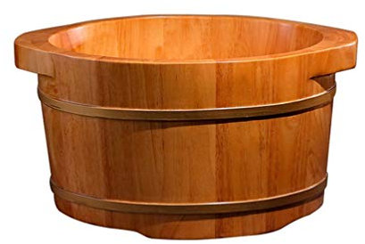 Holz-Fußbad-Eimer, Fuß- und Bein-Spa für Erwachsene, Fußmassage-Spa für zu Hause, großes Fußbad, Whirlpool, Sauna-Holzeimer, Relax-Pediküre-Fußbad. Super einfach zu bedienen Comfortable anniversary
