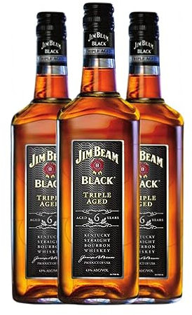 Whisky Blended Suntory Jim Beam Black Reserva 70 cl (Caja de 3 Botellas de 70 cl)