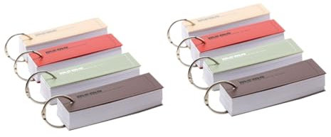 MAGICLULU 8 Stk Spiralnotizbuch Mini-Schlüsselanhänger Mini-Notizbücher studentisches Briefpapier Schlüsselanhänger Mini-Notizbuch Loseblatt-Notizblöcke Spiral- kleines Notizbuch