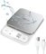 Tada 5kg Food Kitchen Digital Scale with 0.1g Precision IPX6 Waterproof, Type-C Charging, Ounces and Grams for Weight Loss, Cooking, Baking