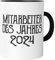 Urban Backwoods 2024 Mitarbeiter Des Jahres | Kaffeetasse aus Keramik 330ml | Geschenk im Jugendstil