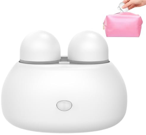 Dtaigou Kontaktlinsen-Reinigungsmaschine, Kontaktlinsenbehälter-Reiniger,56000 Hz Hochfrequenz-Reiniger für weiche Kontaktlinsen, 2 Min. - Batteriebetriebenes, tragbares Linsenpflegegerät für weiche,