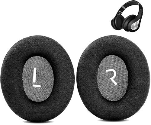 DowiTech Breathable&Durable Earpads Cushion Replacement Compatible with Mpow 059 / H1 / H5 Bluetooth Headphones Ear pads with Mesh Fabric and Memory Foam