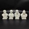 Caesar Statue Alexander-Büste Statue 3D-Druck Napoleon-Figur Dschingis Khan Skulptur für Wohnzimmer Zuhause Regal Dekor Sammlungsfigur (4 Stück)