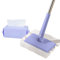 Generic Automatic Cloth Changing Mini Mop, 360° Rotating, Eco-Friendly, Lightweight, Hard Floor, Purple