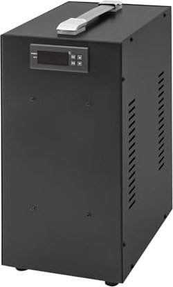 WindWilder Aquarium Kühler mit LCD Display für Fischtanks von weniger als 40L, Schwarz, 25x16x35cm