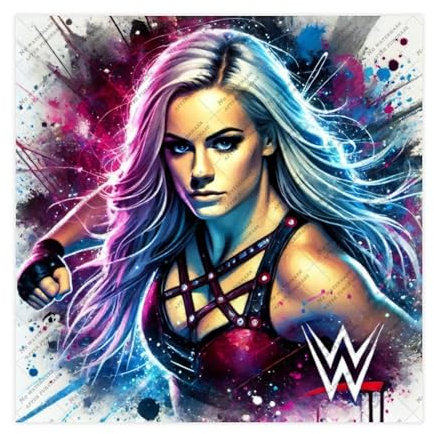 ZYGNBHL Liv_Morgan Professionelles Wrestler-Poster, Büro, Schlafzimmer, Zimmer, Ästhetik, 30 x 30 cm